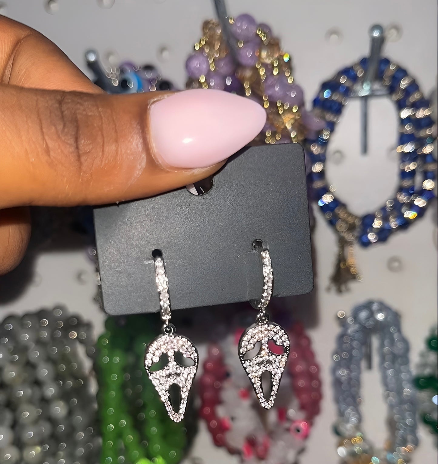 ghostface earrings