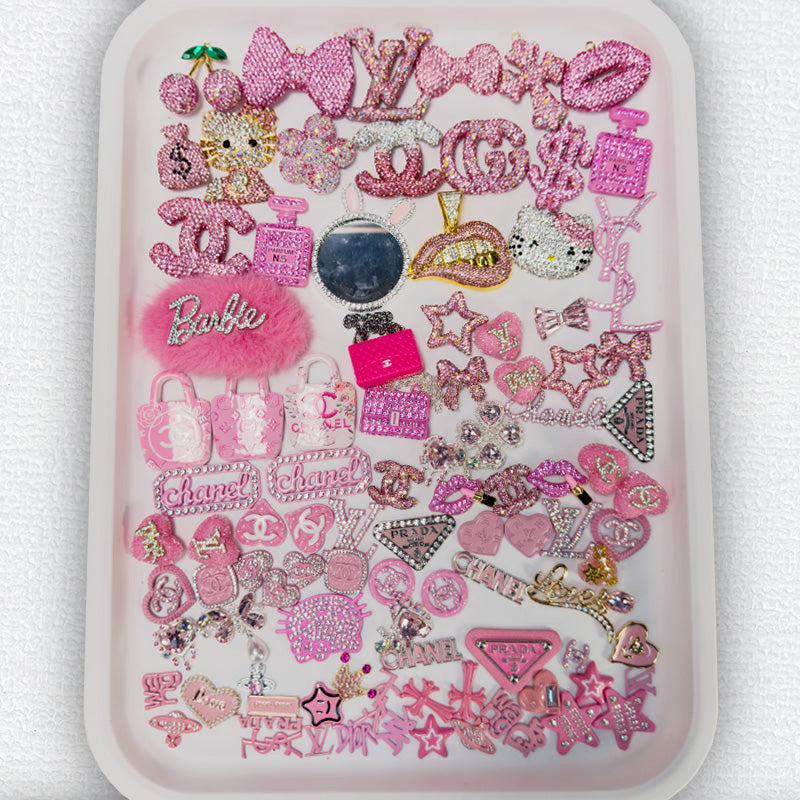Pink Mix Lux Charms