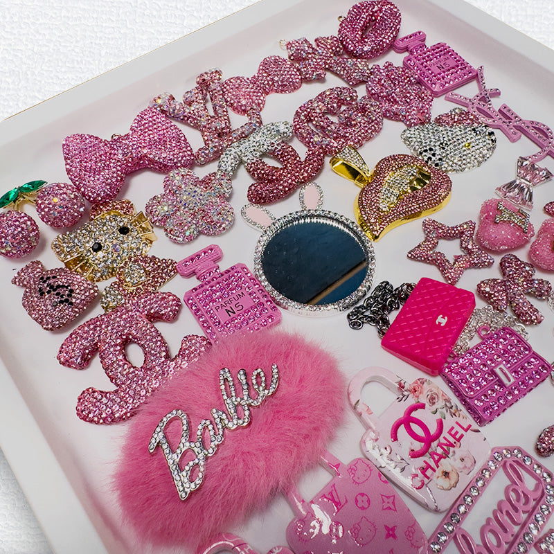 Pink Mix Lux Charms