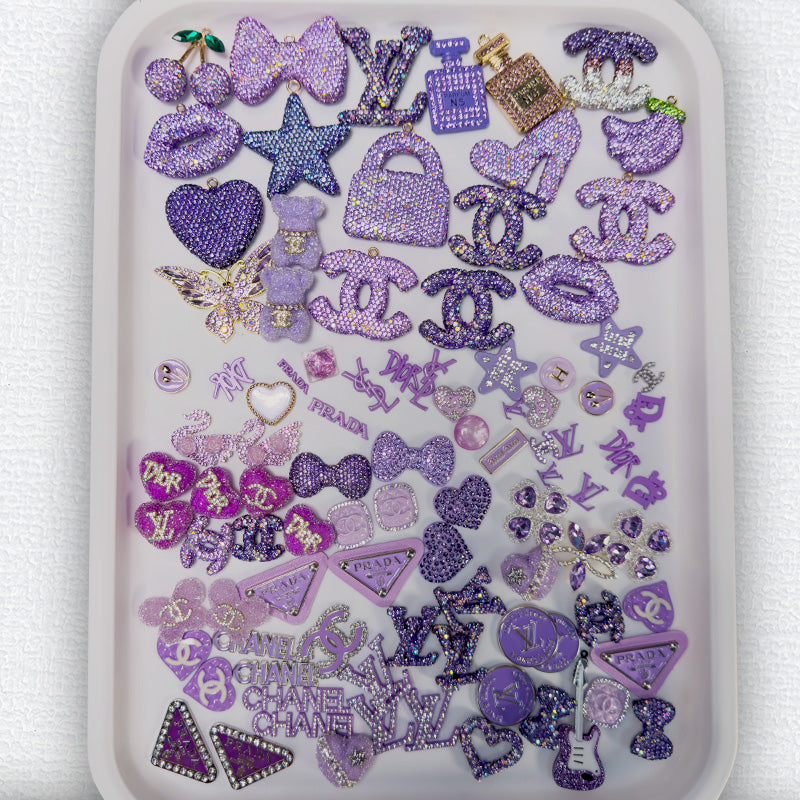 Purple Mix Lux Charms