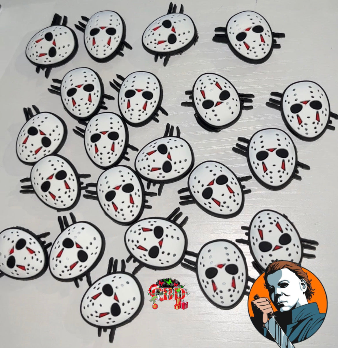 Michael Myers croc charm