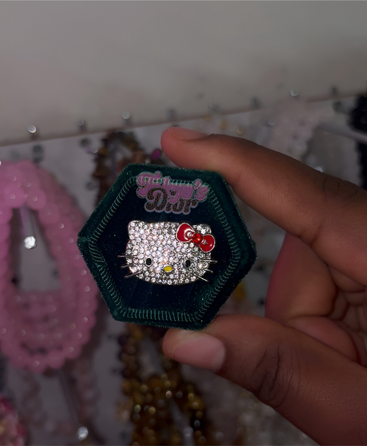 Red Bling Kitty