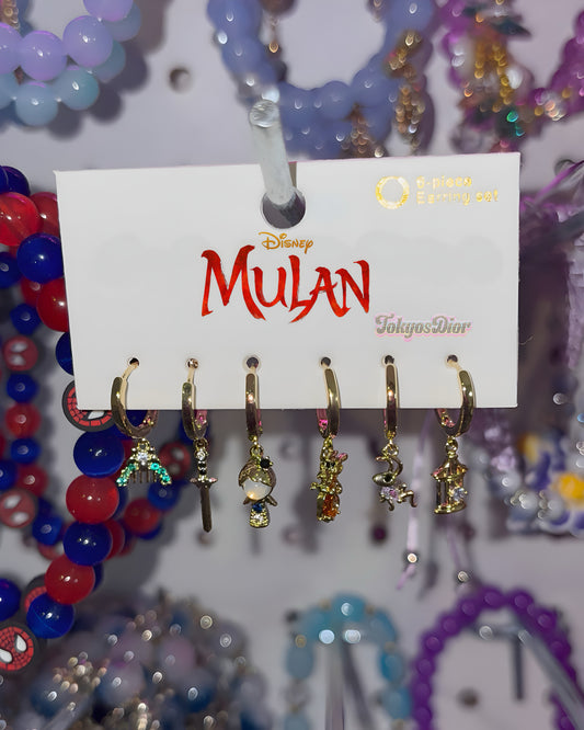 Mulan earring set