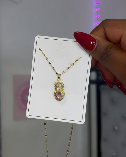 Pink Charlotte necklace