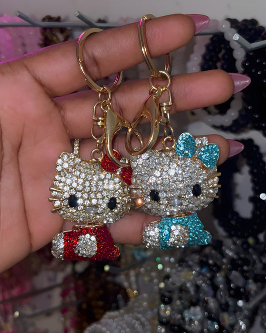 HK bling bag charm