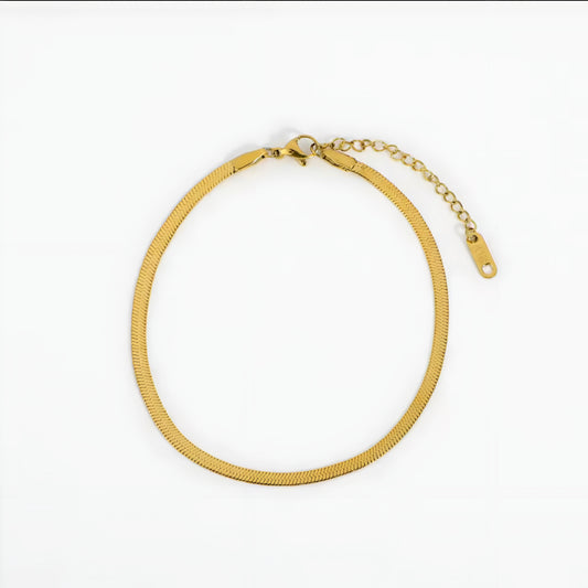 Gold Snake Anklet