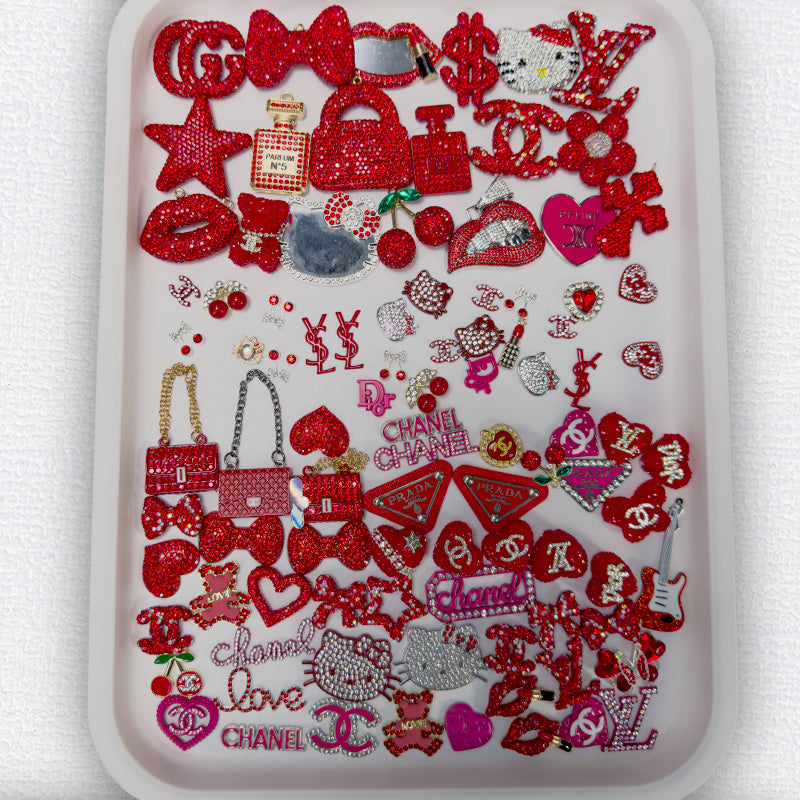 Red Mix Lux Charms