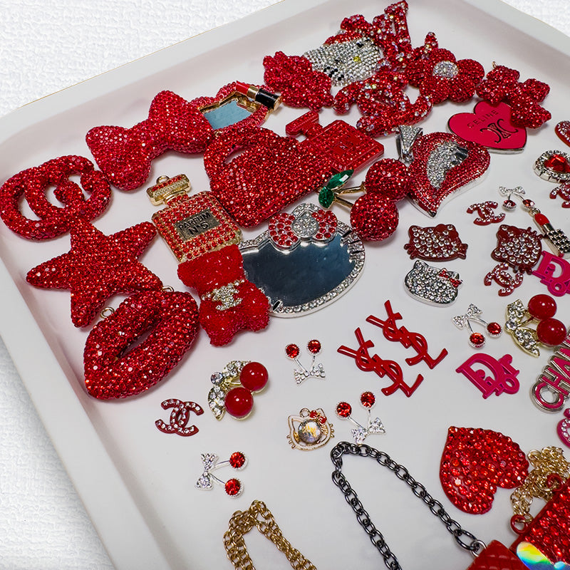 Red Mix Lux Charms