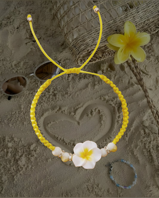 Yellow Plumeria Braid