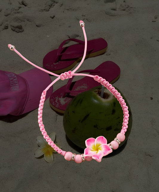Pink Plumeria Braid