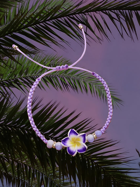 Purple Plumeria Braid